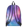 thumbnail image 3 of Colorful Starry Sky and Universe Backpack for School, Cute School Bag with Adjustable Shoulder Straps and Padded Back, 15.7"x11.8"x5.5", 3 of 5