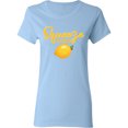 thumbnail image 3 of Inktastic Lemon Squeeze the Day Women's T-Shirt, 3 of 5