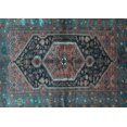 thumbnail image 1 of Ahgly Company Indoor Rectangle Persian Light Blue Traditional Area Rugs, 2' x 4', 1 of 4