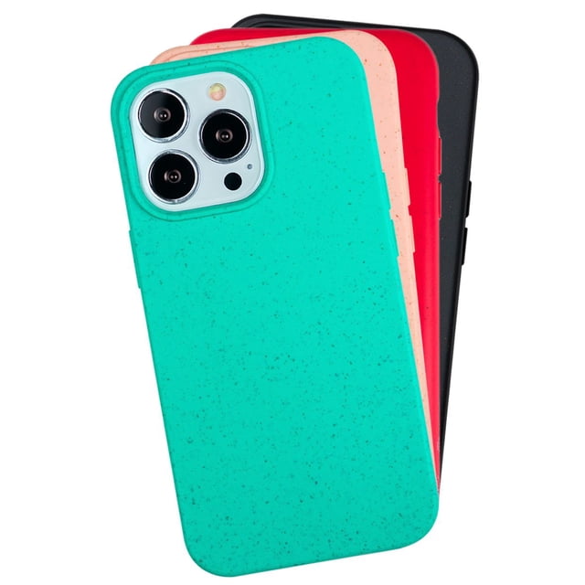 Funda para iPhone 13 Pro Max, Case InstaCase Biodegradable Negro EcoFriendly iPhone 13 Pro Max, Protector para iPhone 13 Pro Max Biodegradables