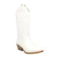 thumbnail image 2 of Roper Womens Hattie Narrow Embroidered Pointed Toe Pull On Cowboy  Mid Calf, 2 of 5