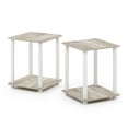thumbnail image 4 of Furinno Simplistic End Table, Set of Two, Sonoma Oak/White, 4 of 6