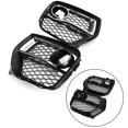 thumbnail image 2 of 2x Front Bumper Closed Grid Fog Light Grille Left & Right For BMW X6 2012-2014, 2 of 11
