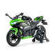 thumbnail image 1 of Xtellar Coleccion Escala Metal Moto Ninja400 Con Luz Y Base 1:12, 1 of 1