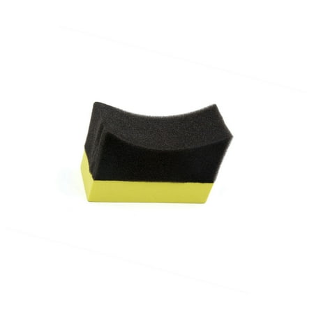 Car Professional Tyre Tire Dressing Applicator Curved Foam Sponge Pad