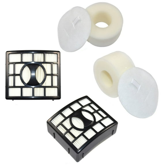 HQRP 2-pack Filter Kit for Shark Rotator NV800 NV800W NV801 NV802 NV803 NV810 Powered Lift-Away Speed Vacuum Cleaner (HEPA  Foam & Felt)