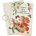 thumbnail image 2 of Collection Happy Moment Greeting Card Holder Organizer Wooden Card Keeper Binder Planning Book Flowers Birthday Cards Keeper Photo Album Graduation Wedding Planner Journal Keepsake Gift, 2 of 7