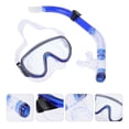 thumbnail image 4 of 1 juego de máscara de snorkel para adultos, equipo completo de snorkel seco, kit de máscara de snorkel seco, 4 of 5