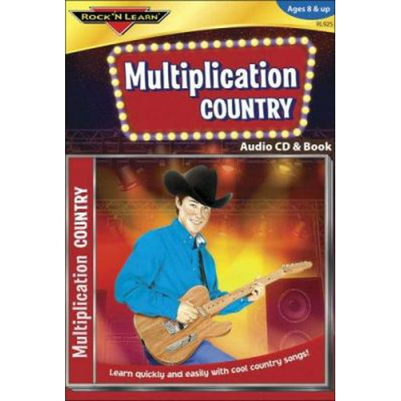 Pre-Owned Multiplication Country (Audiobook) by Rock N Learn, Jim Ponder, Brad Caudle