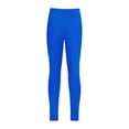 thumbnail image 2 of Hansber Kids Girls Athletic Leggings Active Dance Tights Yoga Running Workout Jegging Pants Royal Blue 10, 2 of 6