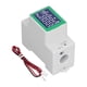 thumbnail image 1 of Medidor de riel DIN, voltímetro digital, amperímetro, monitor de energía, multímetro, comprobador, CA 50-300 V, 100 A, 1 of 14