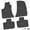 Black, variant on Flextread Floor Mats for 11-23 Dodge Charger RWD - Mopar Licensed Factory Fit - Black w/ Charger Insert - 100% Made in USA