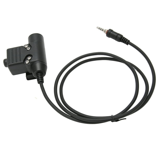 Adaptador de auriculares para radio walkie talkie, adaptador de auriculares para walkie talkie, adaptador de auriculares para intercomunicador, adaptador de auriculares para walkie t