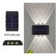 thumbnail image 5 of Inteprter 2 piezas de luz solar de pared ABS portátil decorativa a prueba de sol alimentada por batería recargable lámpara de jardín al aire Iluminación y accesorios 6 perlas blancas, 5 of 6