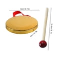 thumbnail image 4 of Instrument de Musique Portable Mini à Main Jouet d'Extérieur avec Maillet pour Percussion Chinoise Traditionnelle, 4 of 7