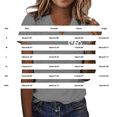 thumbnail image 3 of beishanbush Winter Sales Saving $10 Womens Short Sleeve Tops Women's Print T-Shirt,Round Neck Short Sleeve Lightweight Soft Casual Summer Under $10, 3 of 5