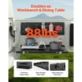 thumbnail image 4 of VEVOR Tailgate Table, for 2021-2025 Ford Bronco, 88 lbs, Carbon Steel Foldable Molle Panel Double-Layer Drop Down Table, Rear Door Cargo Storage Rack Shelf Luggage Holder Carrier Camping Accessories, 4 of 9