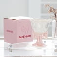 thumbnail image 5 of Ceramic Dessert Goblet with Bowknot Design, Elegant Footed Ice Cream, Yogurt, Coffee and Tea Cups, Cute Ceramic Dessert Bowls for Fruit, Pudding, Snack, Cocktail, 5 of 9