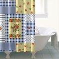 thumbnail image 4 of Pioneer Flower Floral Print Pattern Shower Curtain 84"x72" ,Bathroom Decorative Shower Curtains Set with 12 Hooks,Modern Waterproof Washable Shower Curtain, 4 of 6