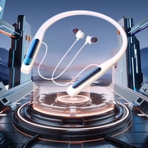 Back to School Gifts under $5 Neck Mounted Wireless Bluetooth 5.3 High-capacity Digital Noise Reduction Stereo Sound Without Delay Sports Wireless Bluetooth Earphones on Clearance