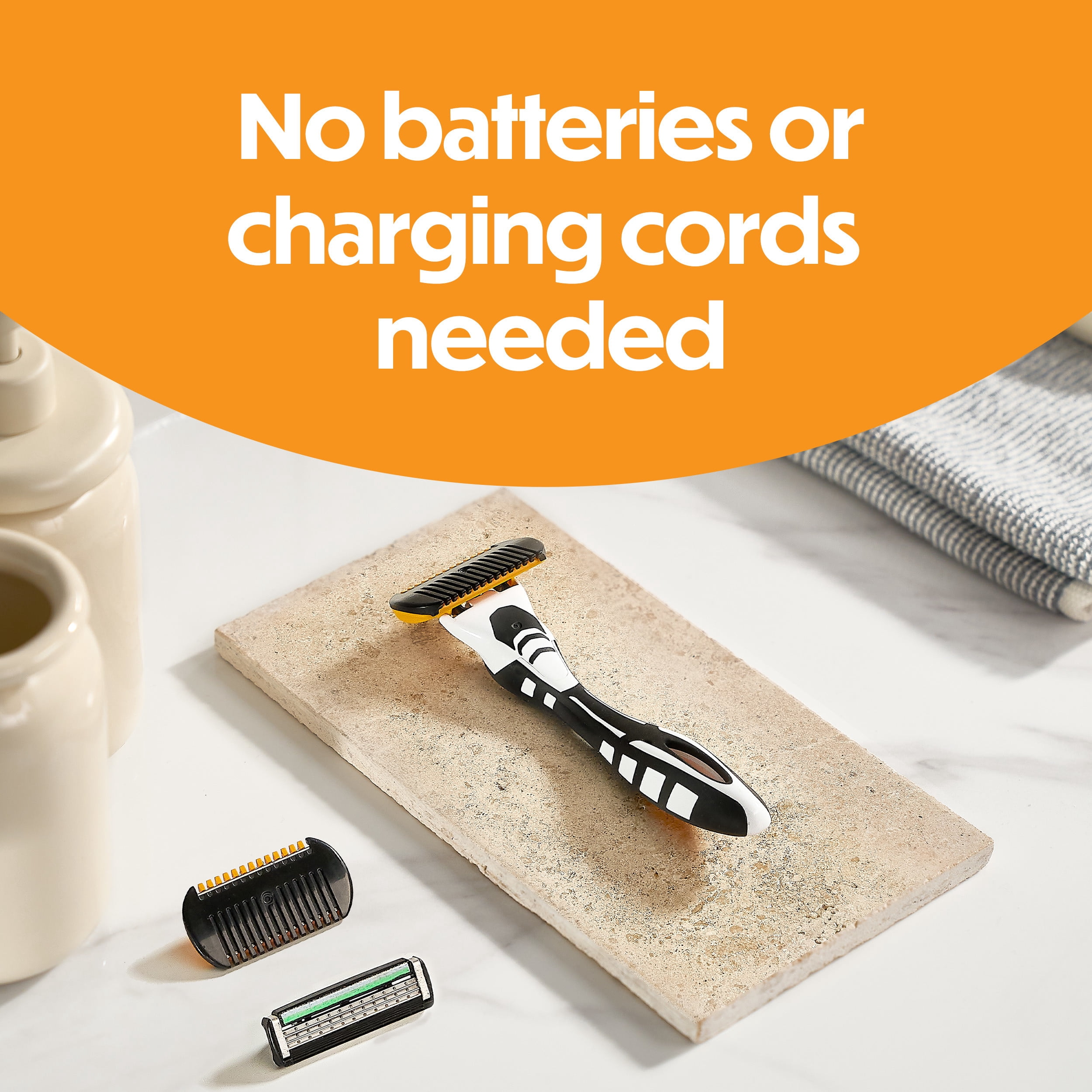 BIC Flex 5 Trim and Shave Men's Trimmer Refills, 8 Trimmer Refills