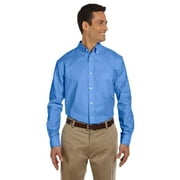Branded Harriton Mens Long Sleeve Oxford Shirt with Stain-Release - LIGHT BLUE - XS (Instant Saving 5% & more on min 2) Image 1 of 2