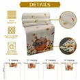 thumbnail image 5 of Thanksgiving Coffee Table Runner, Autumn Thanksgiving Kitchen Dining Table Decoration for Home Party Decor 13x72 Inches, 5 of 9
