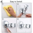 thumbnail image 6 of PULLIMORE 2 Pcs Adjustable Shower Head Handset Holder Bathroom Shower Head Bracket Suction, 6 of 6