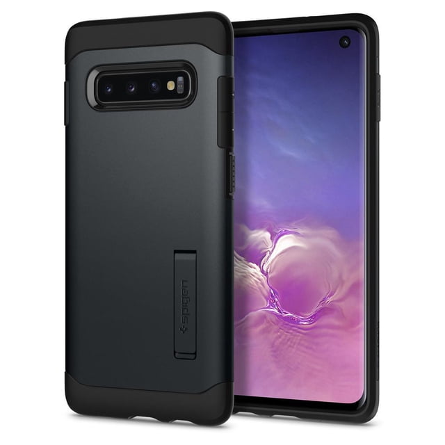 Funda Slim Armor Spigen para Samsung Galaxy S10 Metal Slate