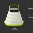 thumbnail image 4 of Eigraketly Lámpara de campamento plegable con luz Solar, para el hogar, multiusos, duradera, fácil de almacenar, decoración de farol, carpas lado verde, 4 of 6
