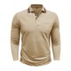 thumbnail image 4 of pstuiky camisa de manga larga para hombre, Cárdigan informal de manga larga con botones y bolsillo para hombre Tops de talla grande para hombre l, 4 of 7