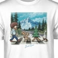 thumbnail image 2 of Teelocity Bob Ross Abby Road White Short Sleeve Graphic Tee, 2 of 4