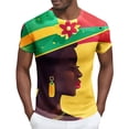 thumbnail image 1 of Tops para hombre, blusas y camisas de manga corta con cuello redondo para hombre Camisa de manga corta estampada para hombre Top/camisa de manga corta con cuello redondo Tops para hombre, 1 of 4
