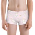 thumbnail image 5 of Yiaed Rainboe And Rabbit Print Boys' Boxer Briefs Cotton Casual Stretch Comfort Boys Boxers - Kids Boxer Briefs Underwear for Boys (6-18)-Medium, 5 of 5