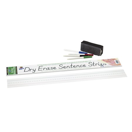 UPC: 0045173051855 | Dry Erase Sentence Strips  Laminate  White  30 Strips  Pacon® (PAC5185)