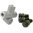 thumbnail image 1 of Conector en T de acoplamiento en T de tubo de 3 vías de aleación de 2X 10mm apto para motocicletas 2 piezas, 1 of 8