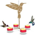 thumbnail image 1 of Comederos de colibríes para exterior, comederos de plástico para colibríes para colgar al aire libre, estación de alimentación múltiple para colibríes de mano, 1 of 5
