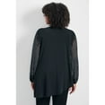 thumbnail image 2 of Avenue Women's Plus Size Glitz Embellished Sleeve Tunic, 2 of 2