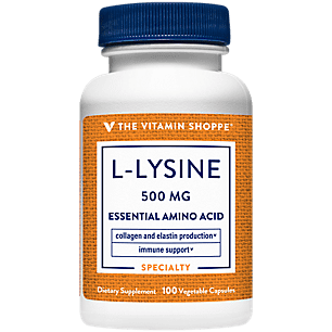 The Vitamin Shoppe L-Lysine Once Daily 500MG (100 Capsules)