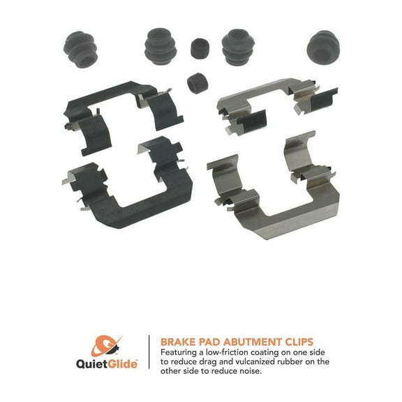 carlson 13454Q Front Disc Brake Hardware Kit