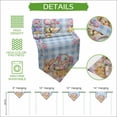 thumbnail image 5 of Easter Bunny Table Runner Linen Burlap Table Runner 70 Inches Long Spring Easter Eggs Floral Blue Check Dresser Scarves for Kitchen Island Coffee Dining Party Wedding Banquet Holiday Decor 13"x70", 5 of 8