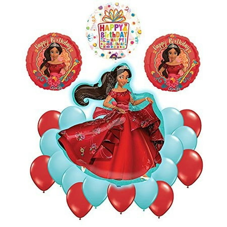 - Elena Of Avalor 21 pc Happy Birthday Party Balloon Supplies Decoration Kit