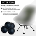 thumbnail image 5 of Leg 4pcs Moon Chair Foot Cover Camping Chair Foot Protectors Stabilizing Rubber Ball Feet Pad, 5 of 7