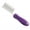 Dark Purple A, variant on ievspot Dematting Fur Rake Comb for Dogs Cats Stainless Steel Shedding Brush for Medium And Long-Haired Pets Grooming Tool