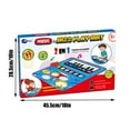 thumbnail image 3 of BallsFHK Baby Toys For 1 Year Old: Baby Musical Mat Toddler Toys Age 1-2 - 2 In 1 Piano Drum Babies Play Mat - Infant Music Toy 12-18 Months Babies Birthday Valentines G, 3 of 4