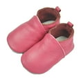 thumbnail image 3 of LUOGENLI Kids Hiking Boots Girls Size 12 Crawling Baby First Walking Shoes Girls Boys Slippers Crawling Baby Shoes Soft Leather with Suede Soles Leather Shoes Toddler 0 2 Years Red 6-12 Months, 3 of 7