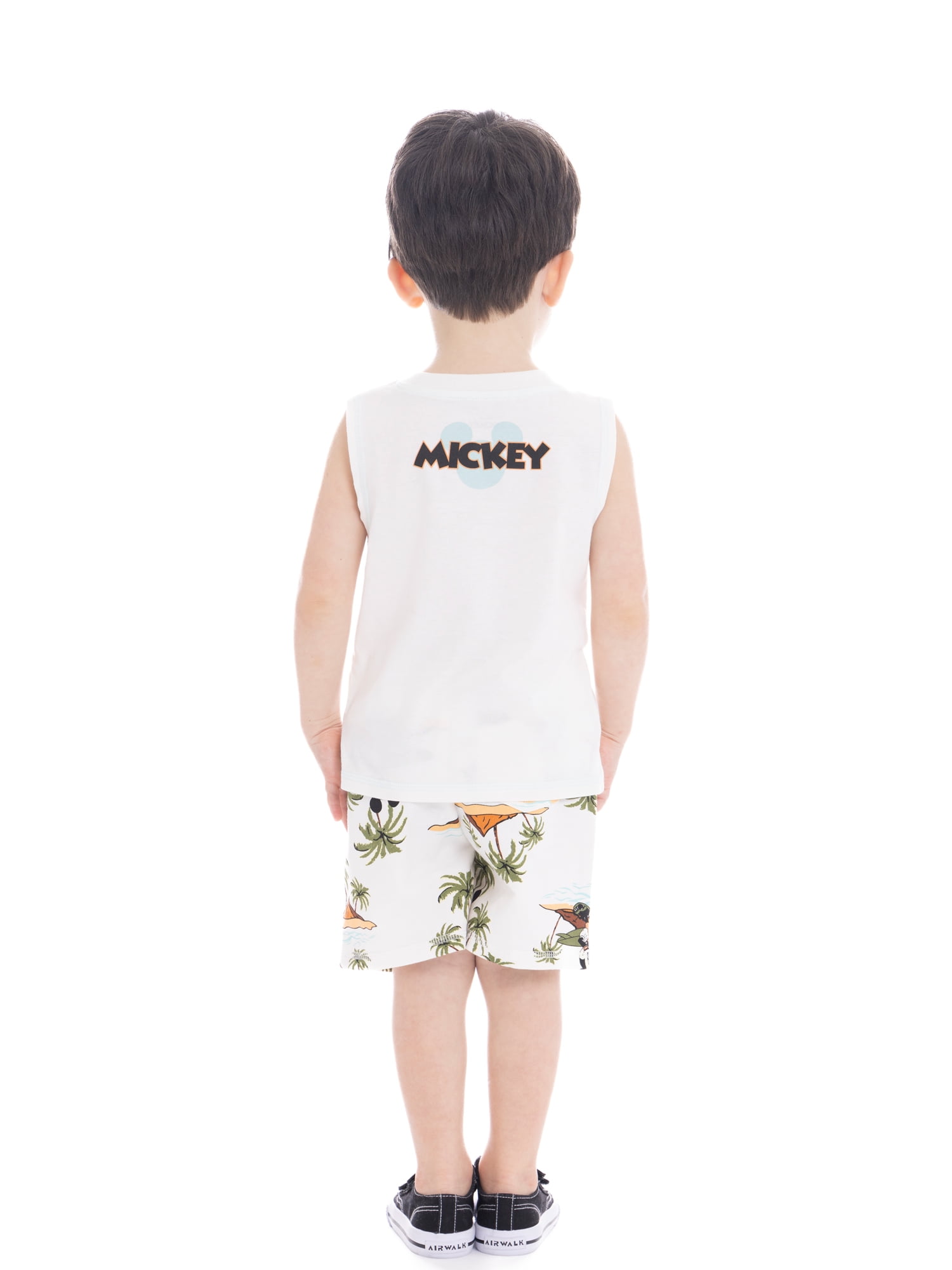 Mickey Mouse Toddler Boys Graphic Print Tank Top and Shorts Set, 2-Piece, Sizes 12M-5T