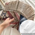 thumbnail image 4 of Full Size Fitted Sheet Set - Wooden Star Vintage 3 Piece Bedding Sets 16" Deep Pocket Fitted Sheet with 2 Pillowcases Country American Flag Star Rustic Brushed Microfiber Hotel Luxury Bed Sheets, 4 of 9