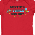 thumbnail image 4 of Inktastic Aunties Little Cowboy with Cowboy Hat and Boots Boys Baby Bodysuit, 4 of 5