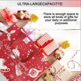 thumbnail image 4 of Christmas Non-Woven Fabric Gift Bags with 7 Festive Patterns for Holiday Packaging (Red), 4 of 5
